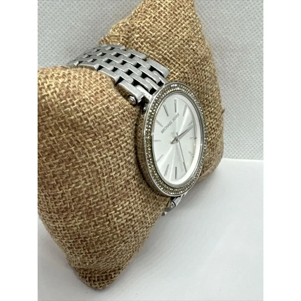 Michael Kors Darci MK3190 Womens Silver Stainless Steel Analog Dial Watch JNA445